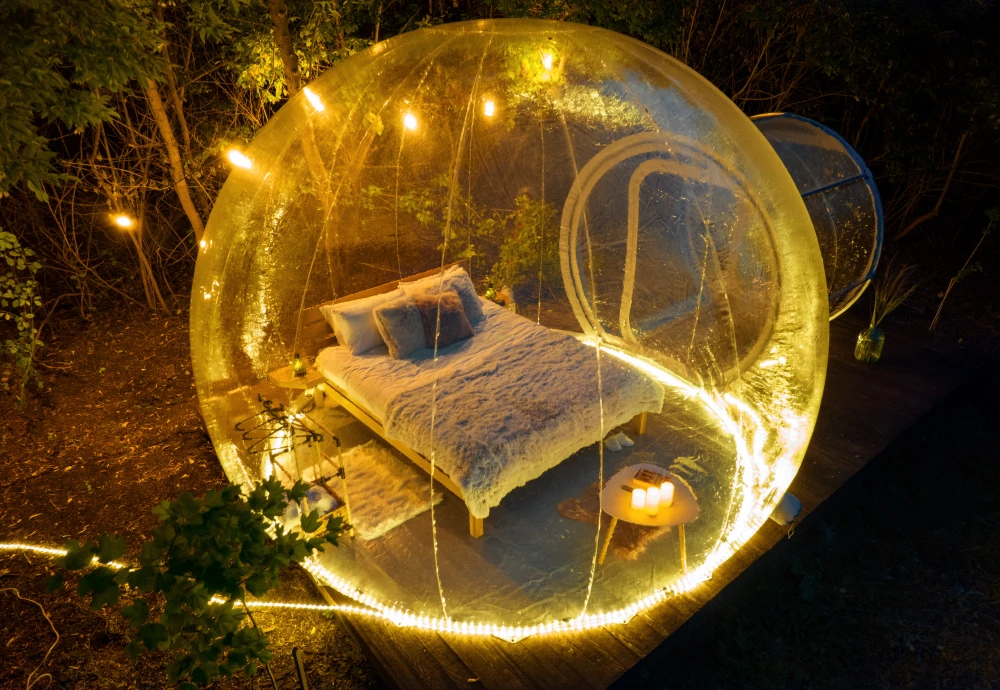 can you live in a bubble tent