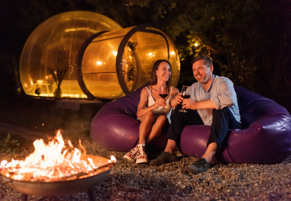 bubble tent glamping hotel