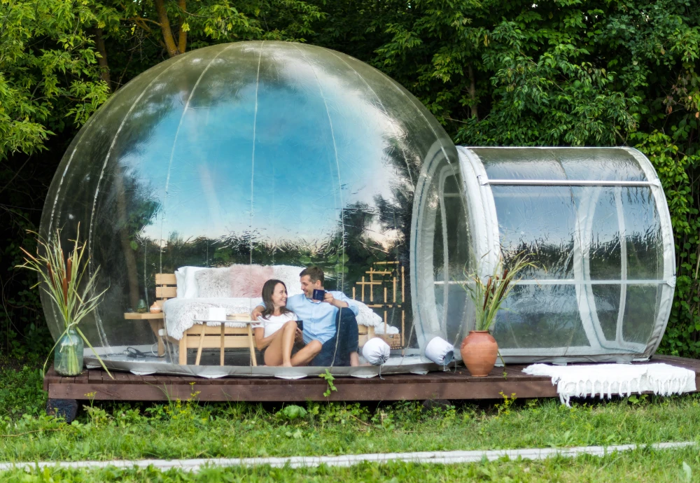 cozy bubble tent
