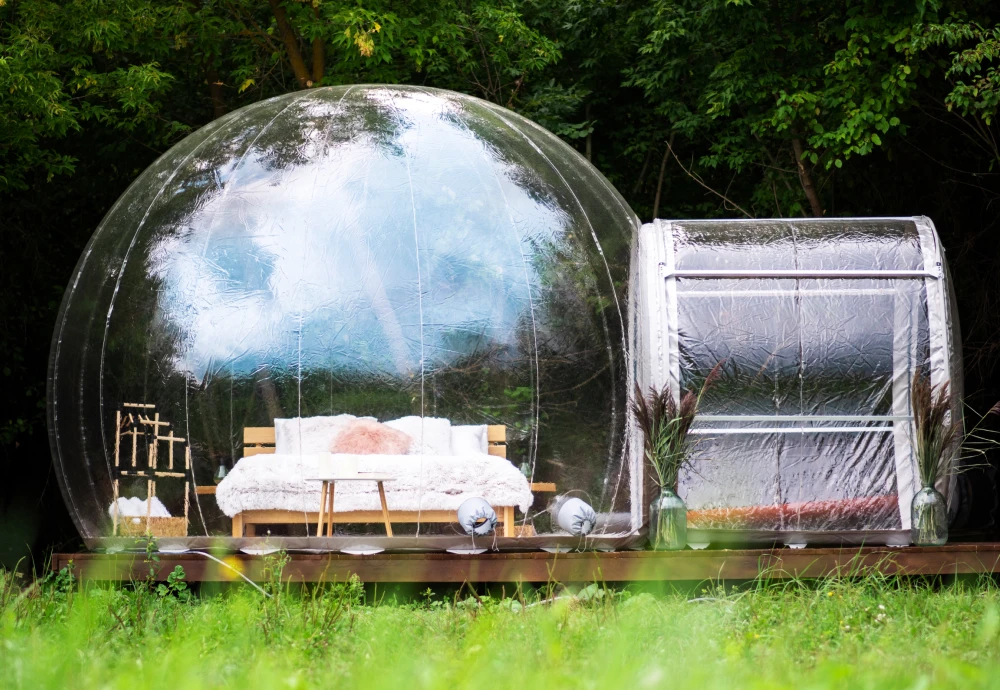 large bubble tent